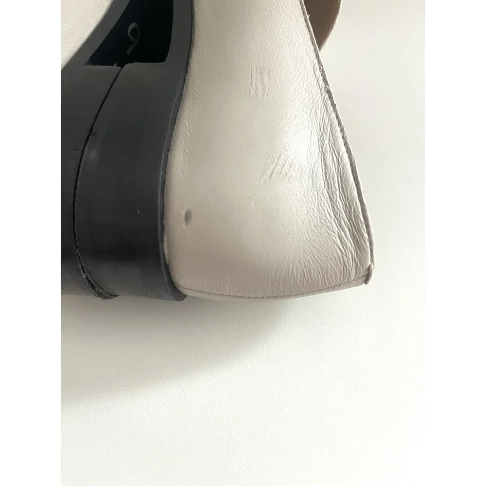 COS Women's Leather Moccasin‎ Loafers Minimalist Chic Preppy Quiet Luxury Sz 8
